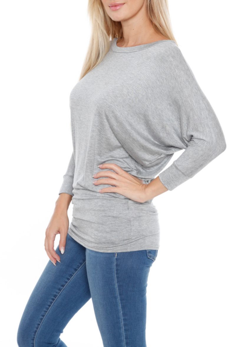 Banded Dolman Sleeve Top