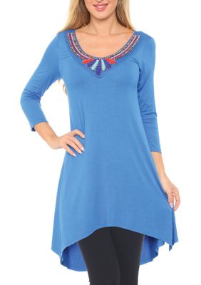 White Mark Women's Sol Tunic Top