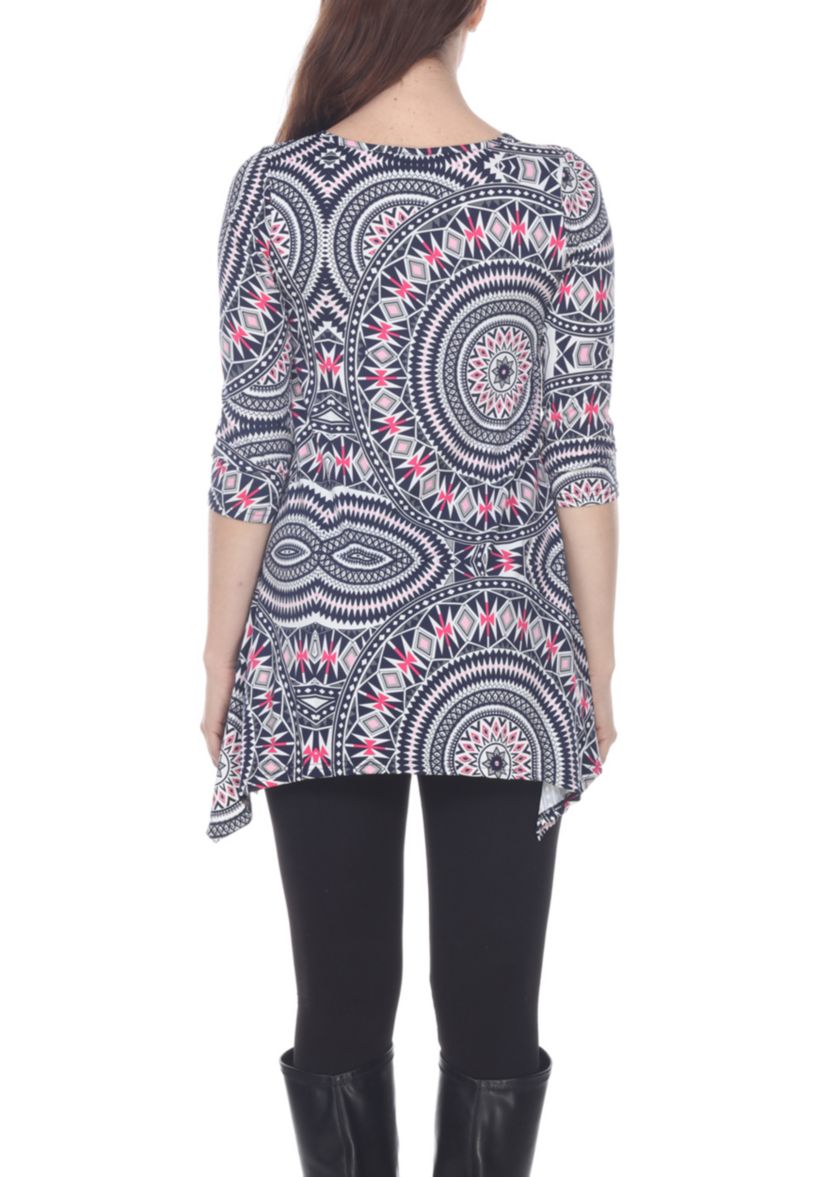Womens Maji 3/4 Sleeve Printed Tunic