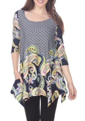 Women's Teagan 3/4 Sleeve Printed Tunic