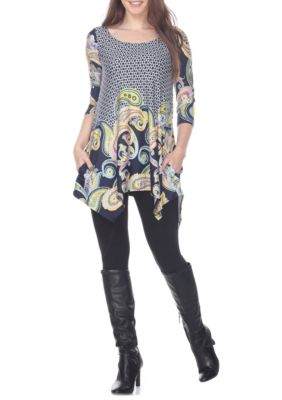 Women's Teagan 3/4 Sleeve Printed Tunic