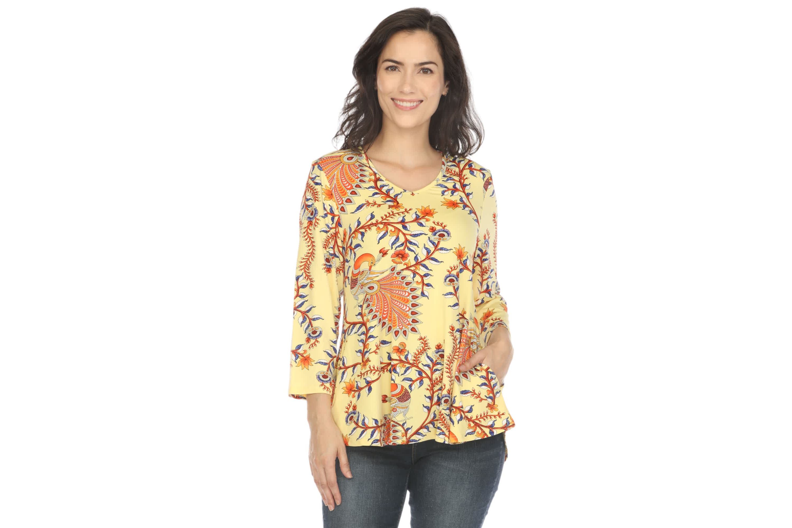 Vibrant Boho Swing Top