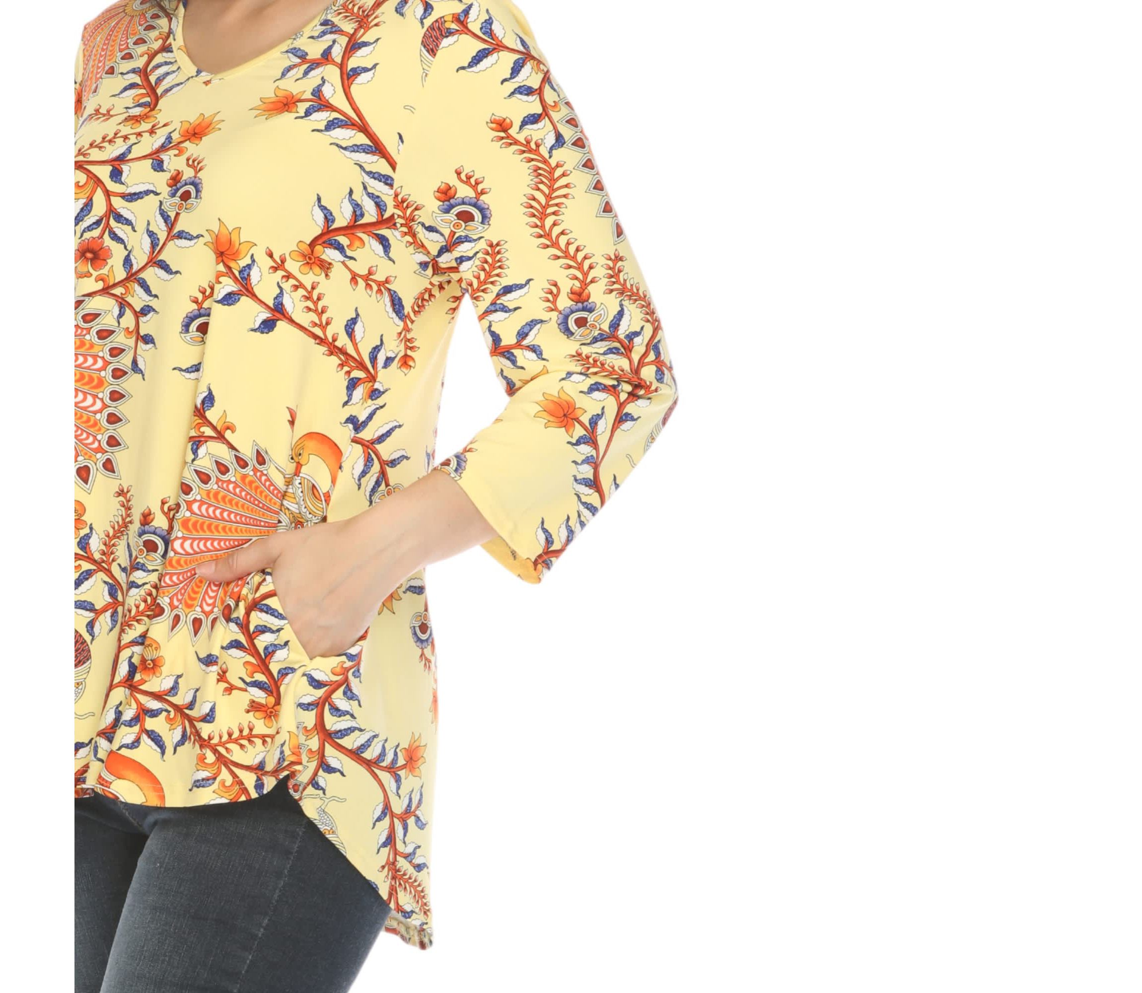 Vibrant Boho Swing Top