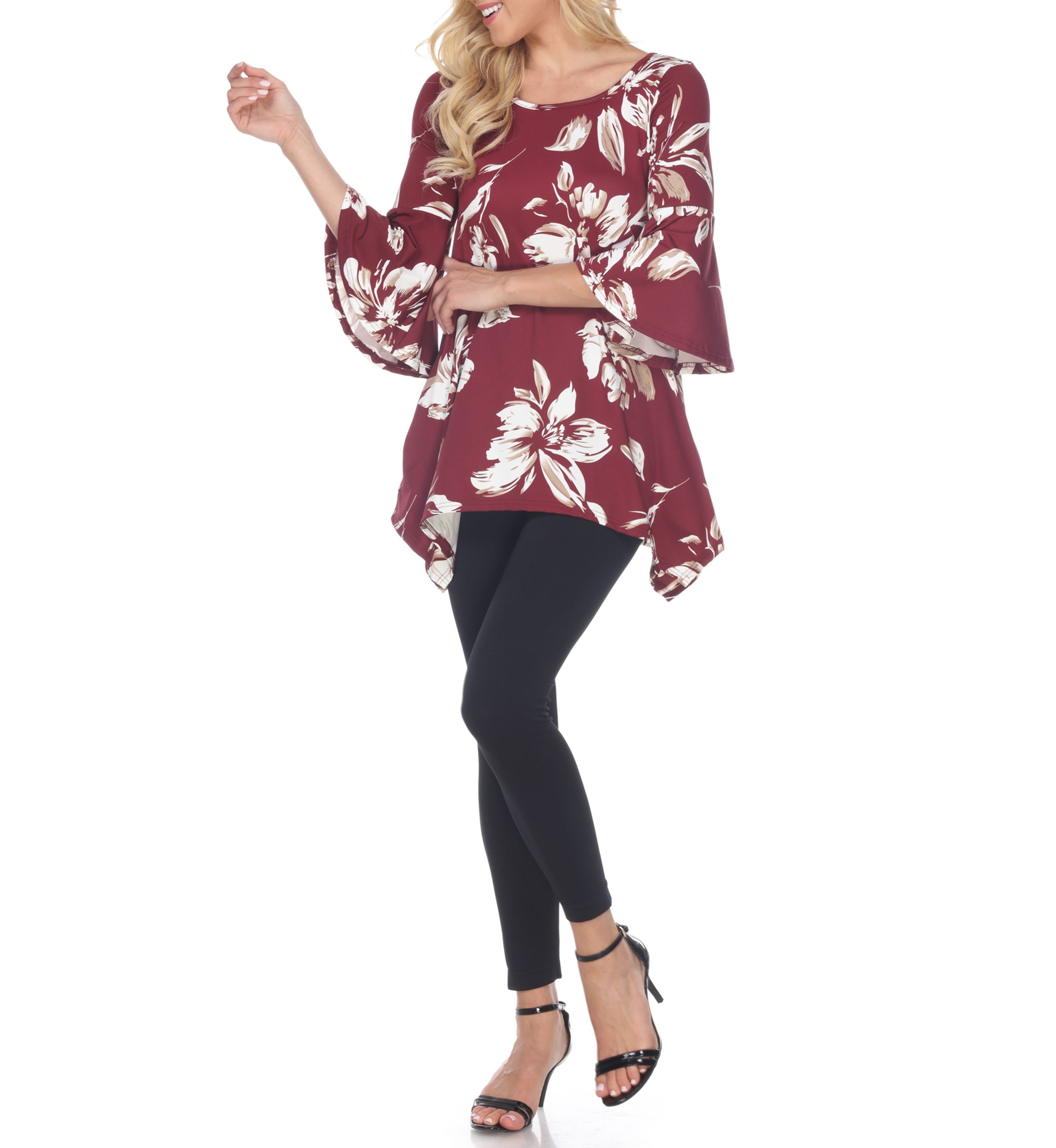 Womens Blanche Bell Sleeve Tunic