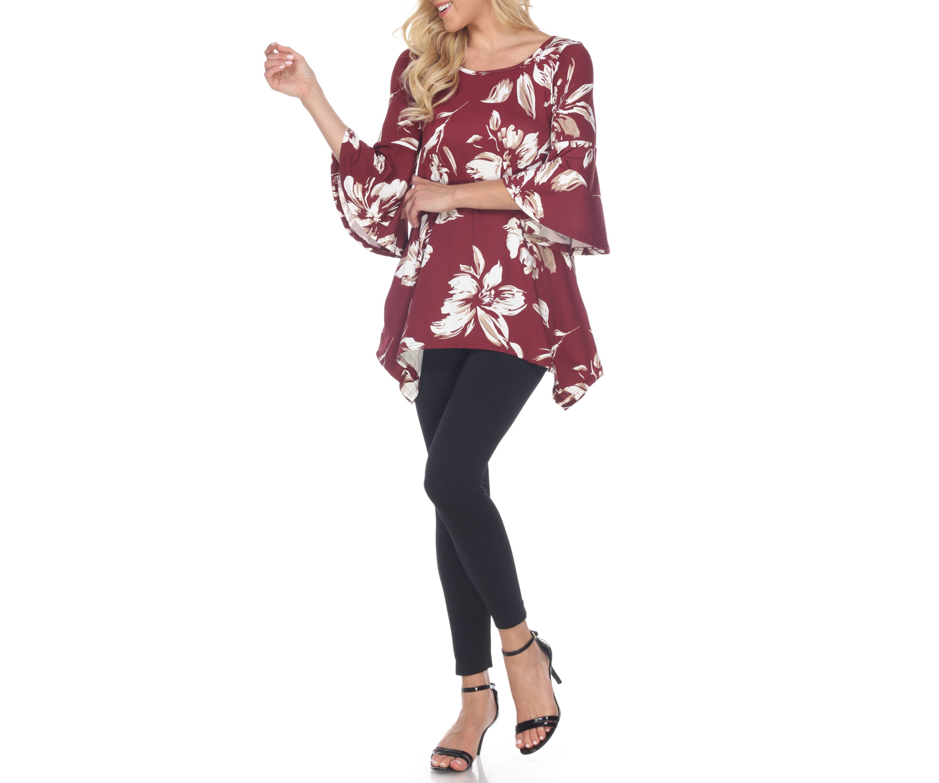 Womens Blanche Bell Sleeve Tunic