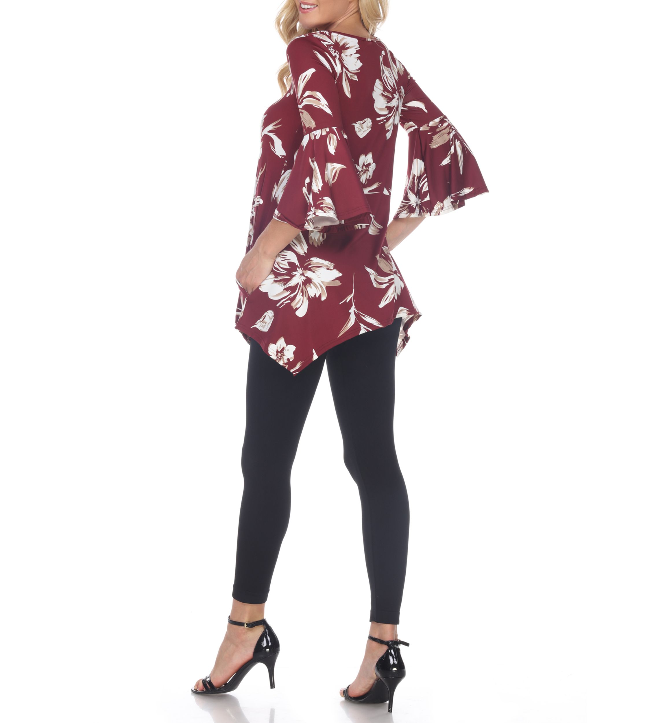 Womens Blanche Bell Sleeve Tunic