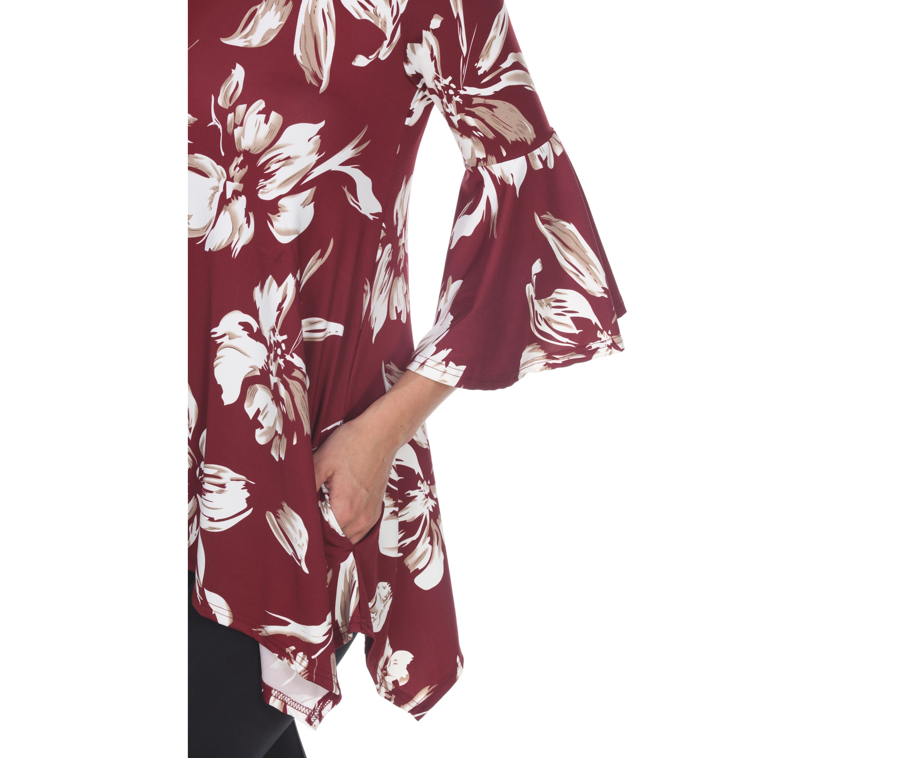 Womens Blanche Bell Sleeve Tunic