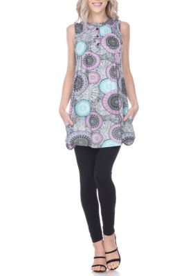White Mark Women's Fayre Tunic Top