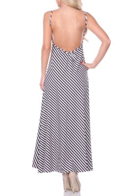 Open Back Maxi Dress