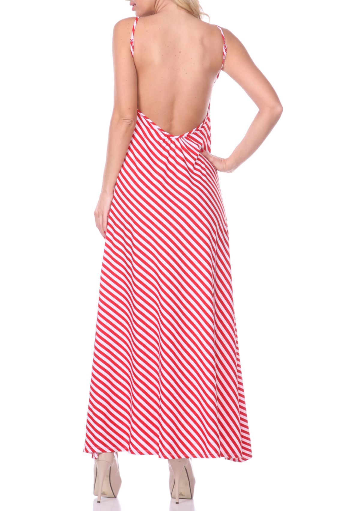 Open Back Maxi Dress
