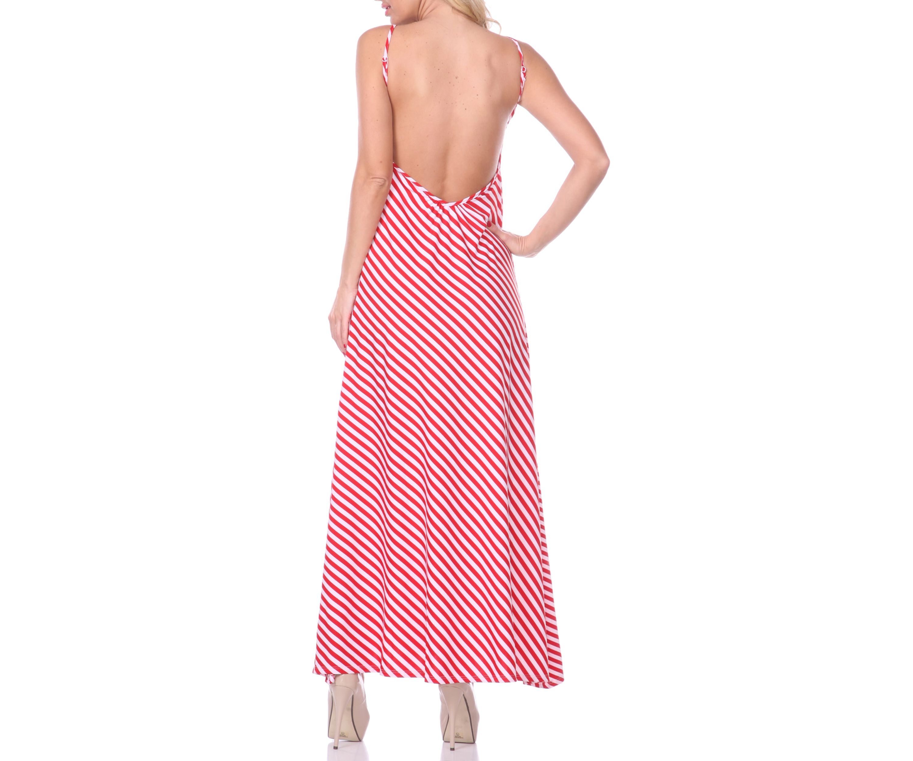 Open Back Maxi Dress
