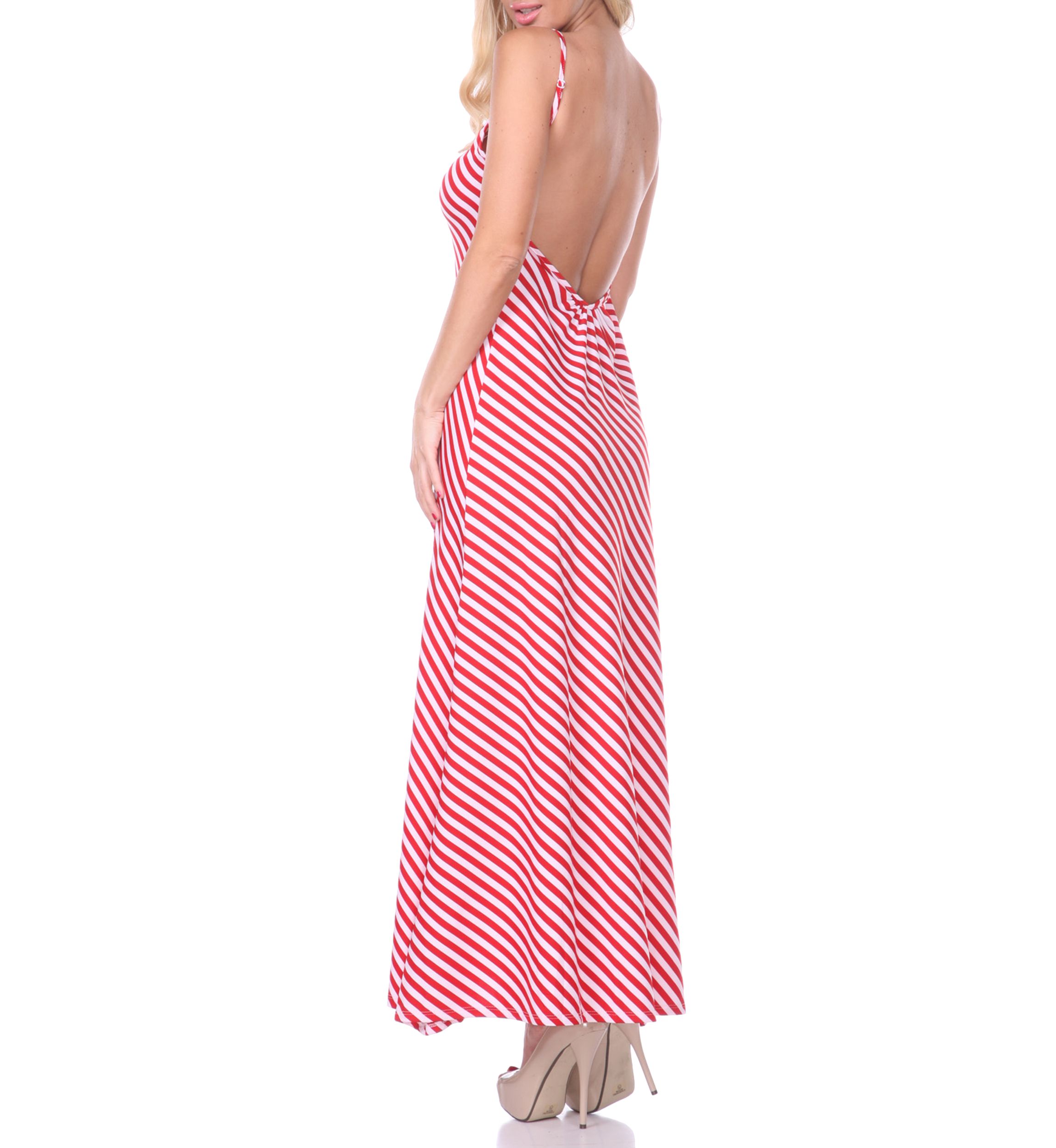 Open Back Maxi Dress