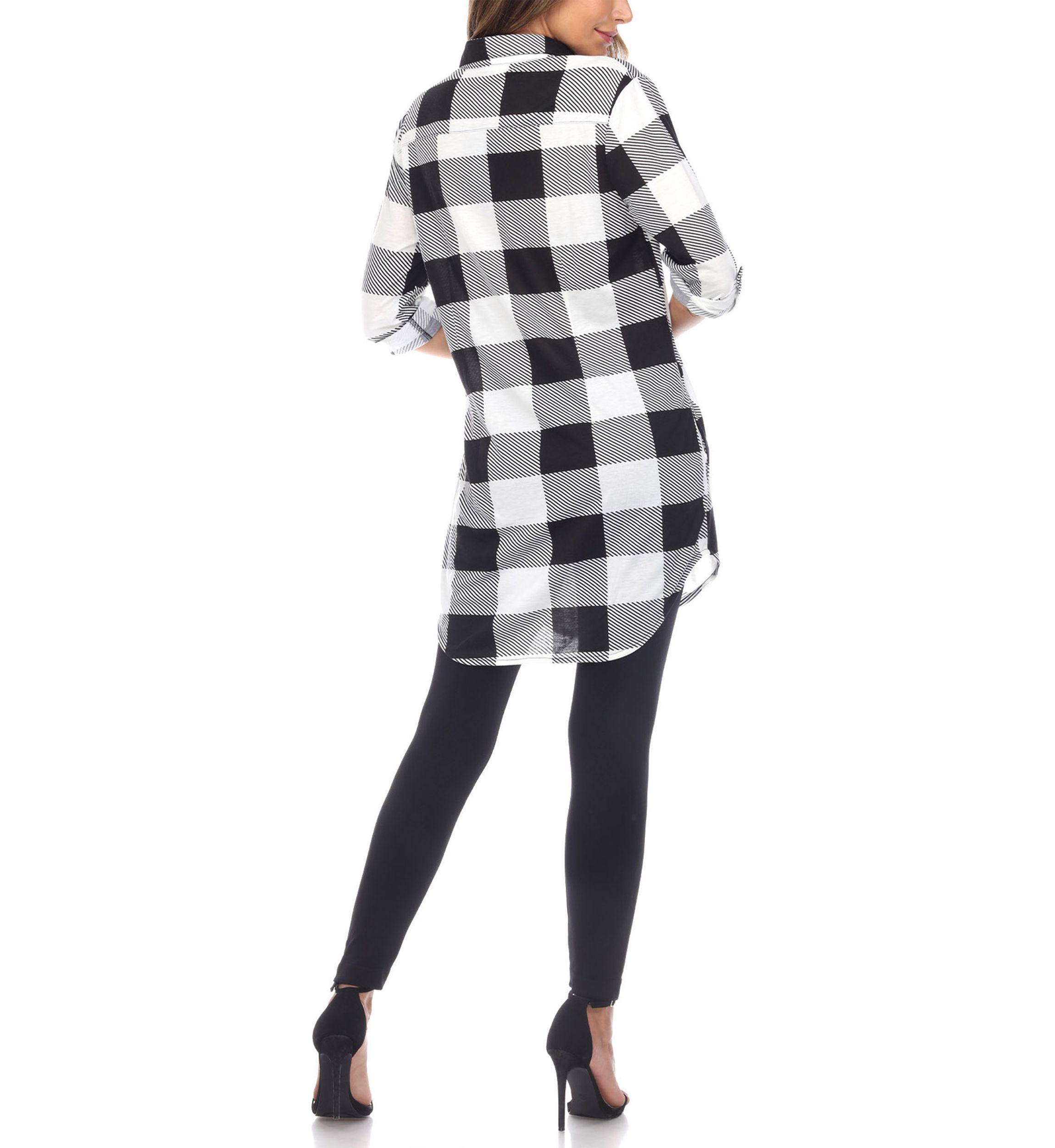 Plaid Tunic Shirt 