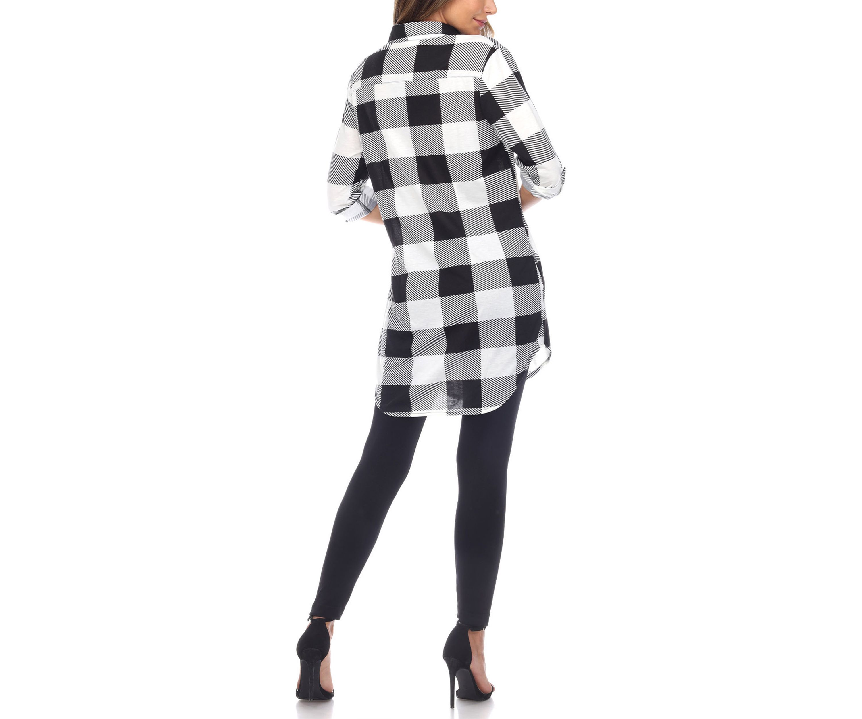 Plaid Tunic Shirt 