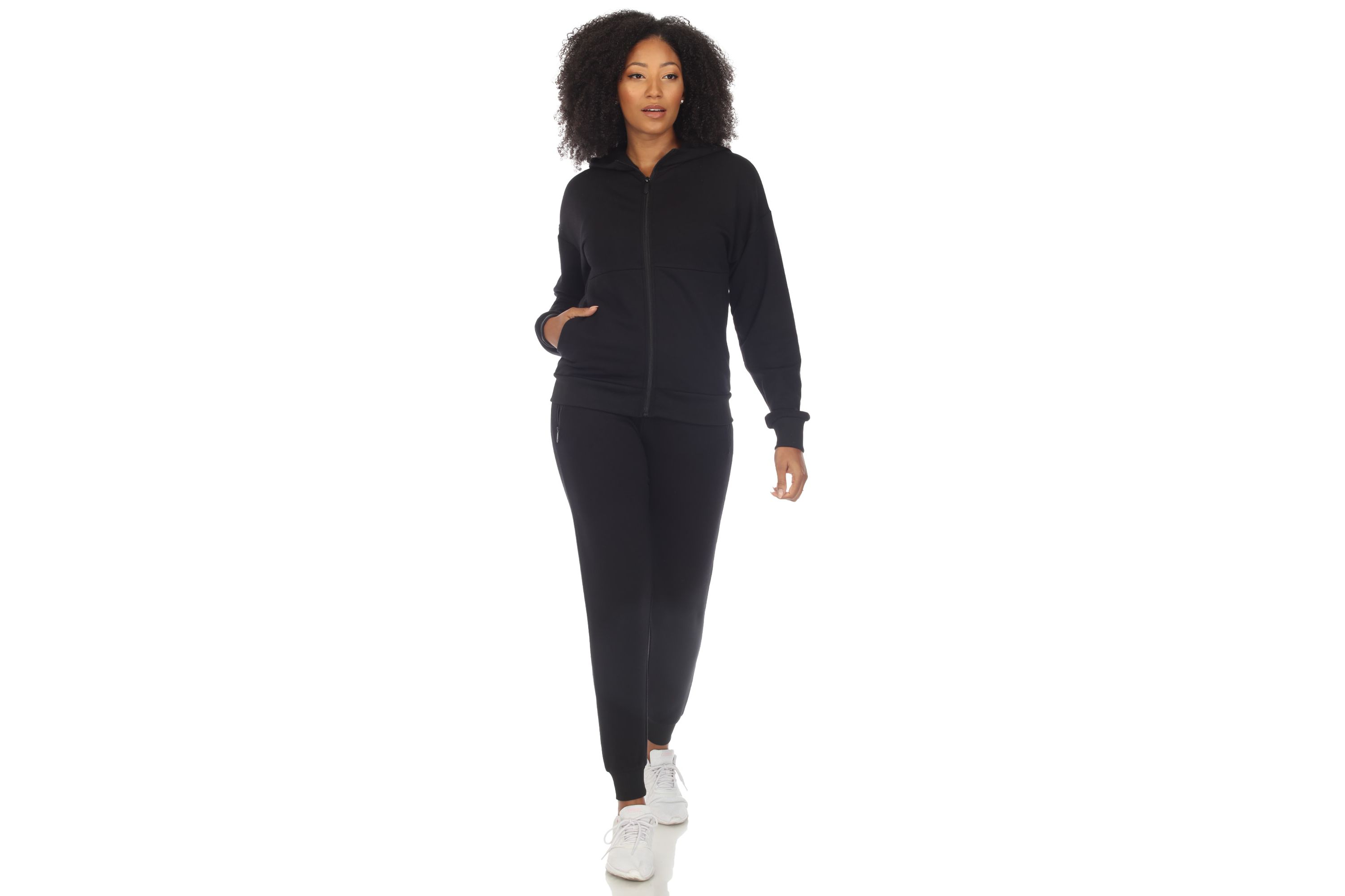 2-Piece Fleece Lined Tracksuit Set