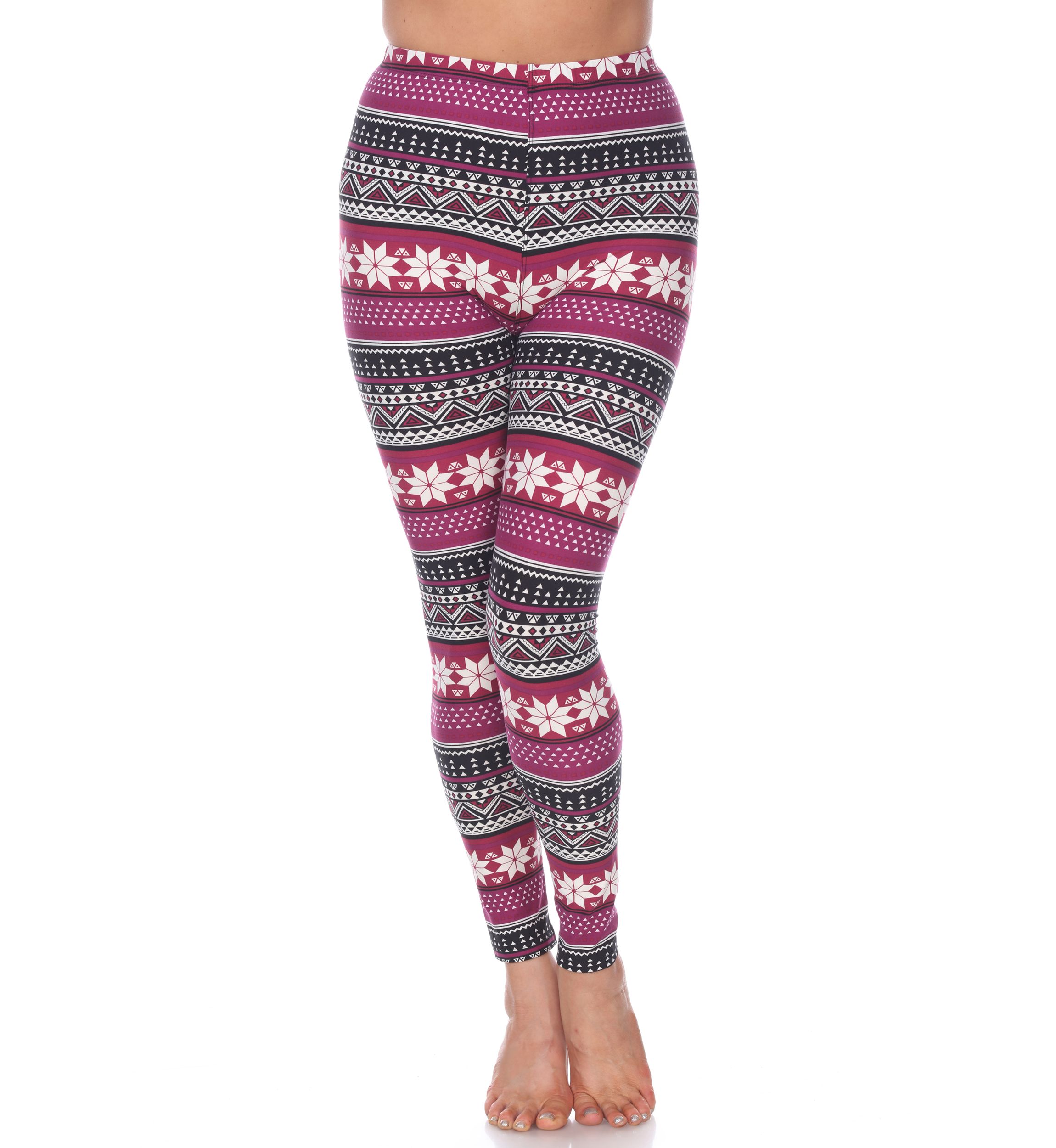 Womens One Size Fits Most Printed Leggings