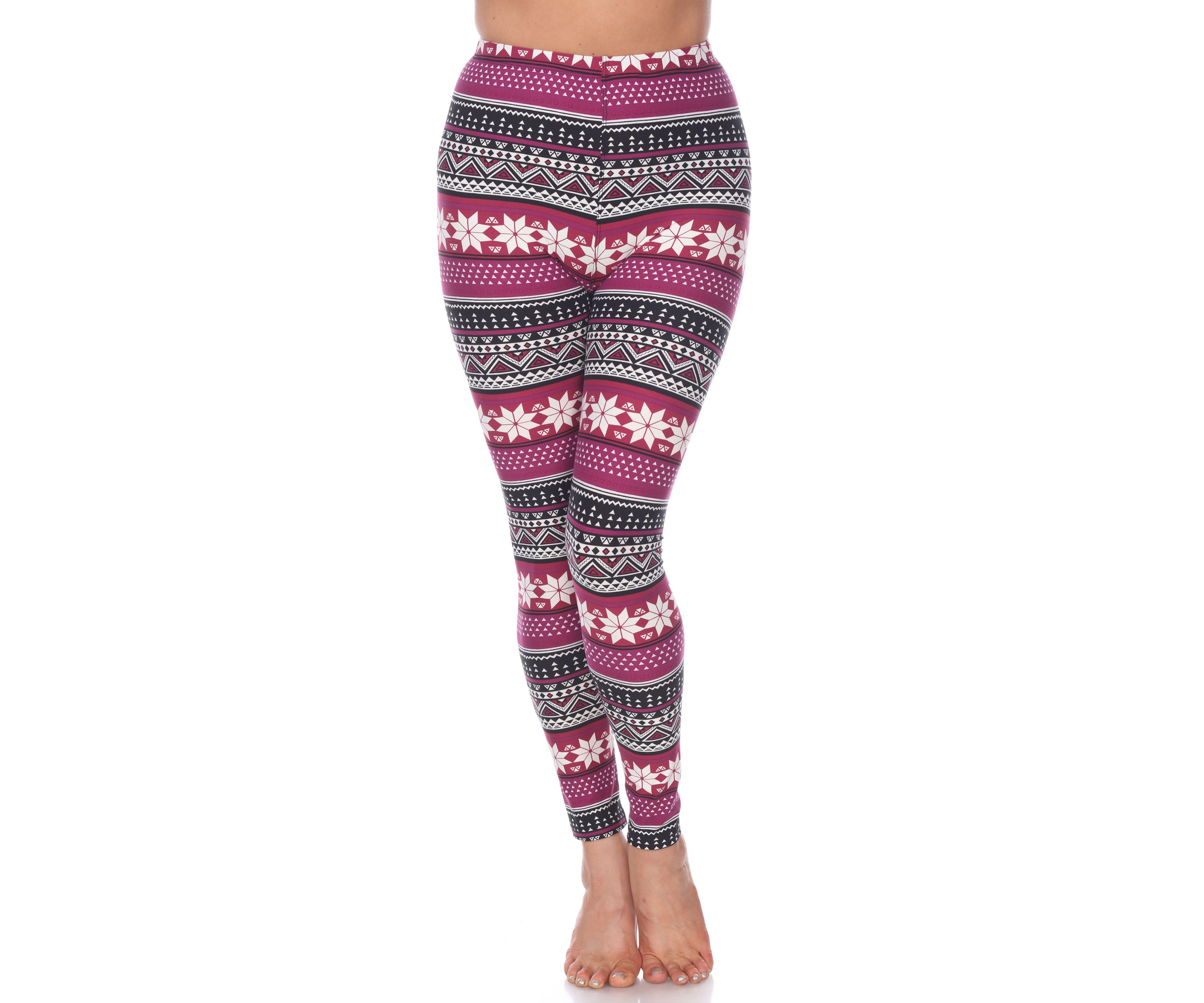 Womens One Size Fits Most Printed Leggings