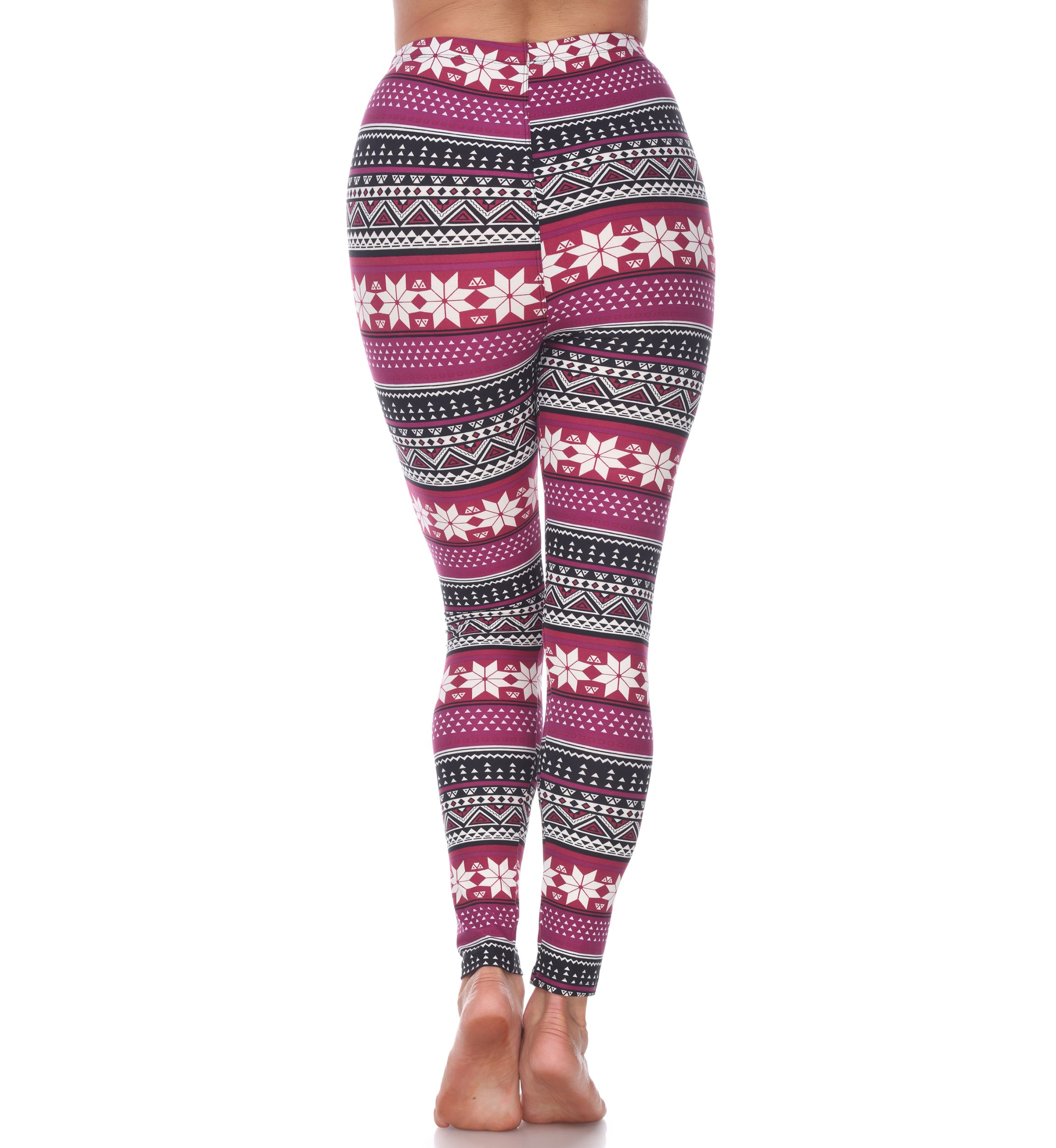 Womens One Size Fits Most Printed Leggings