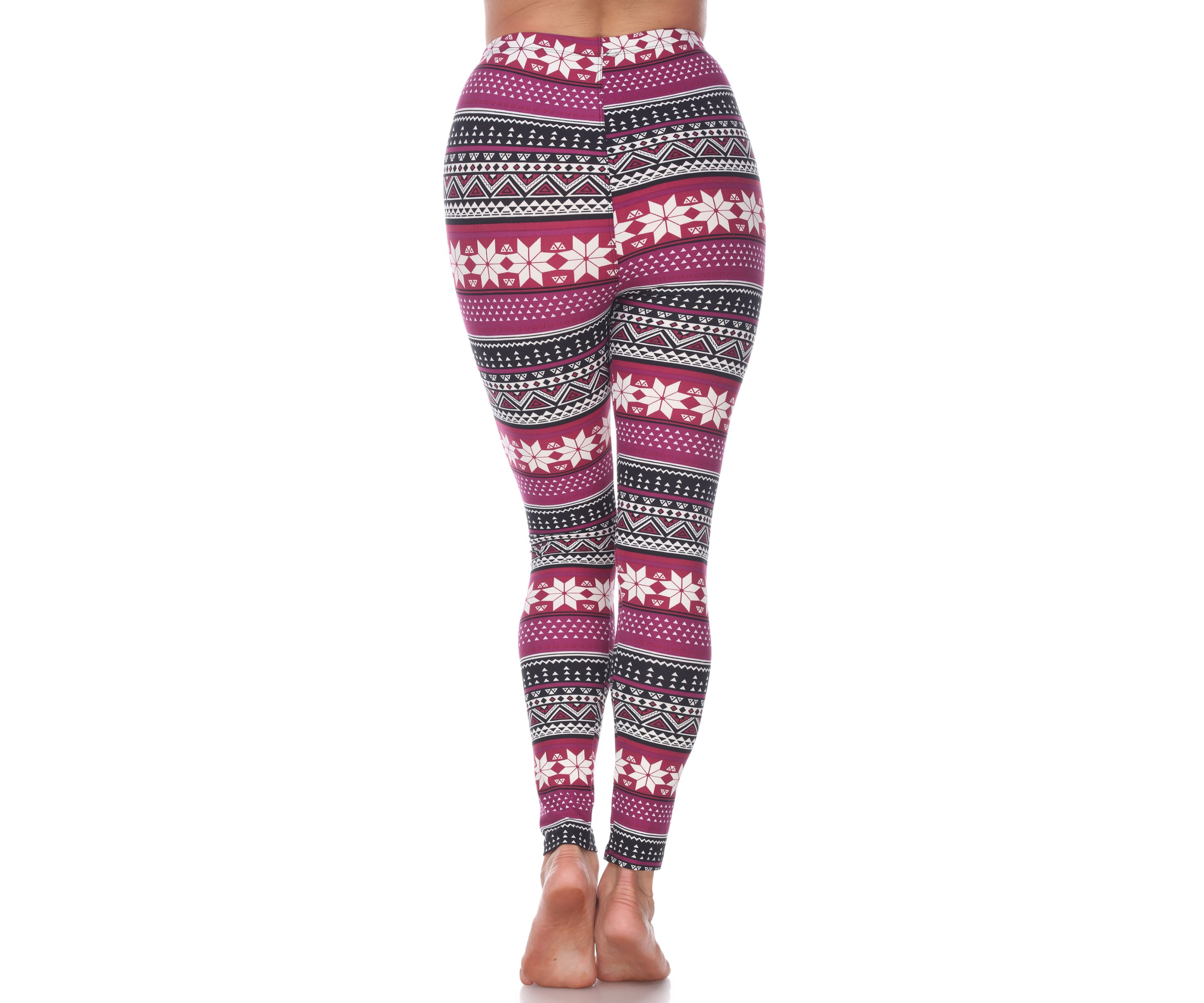 Womens One Size Fits Most Printed Leggings