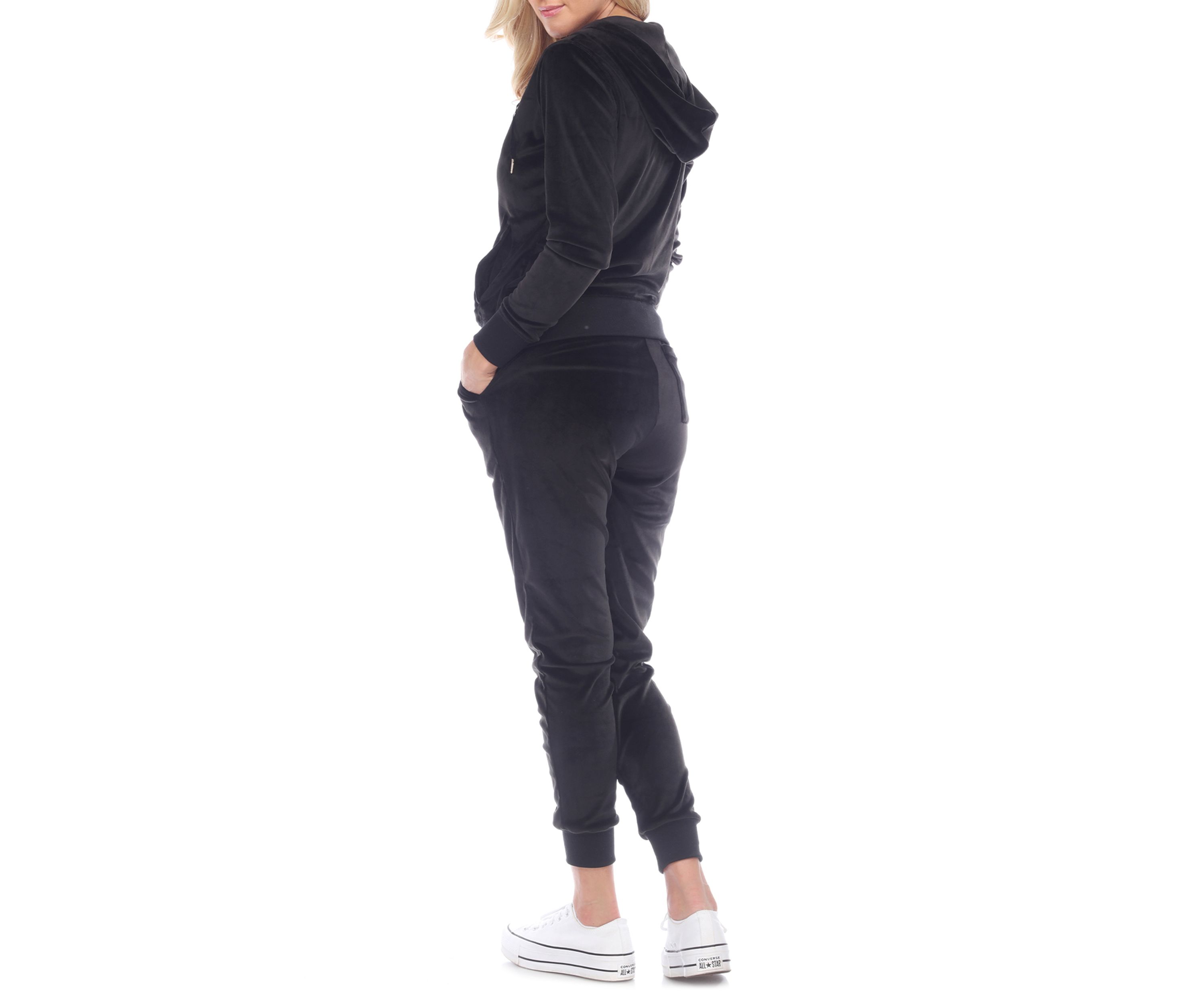 2 Piece Velour Tracksuit Set