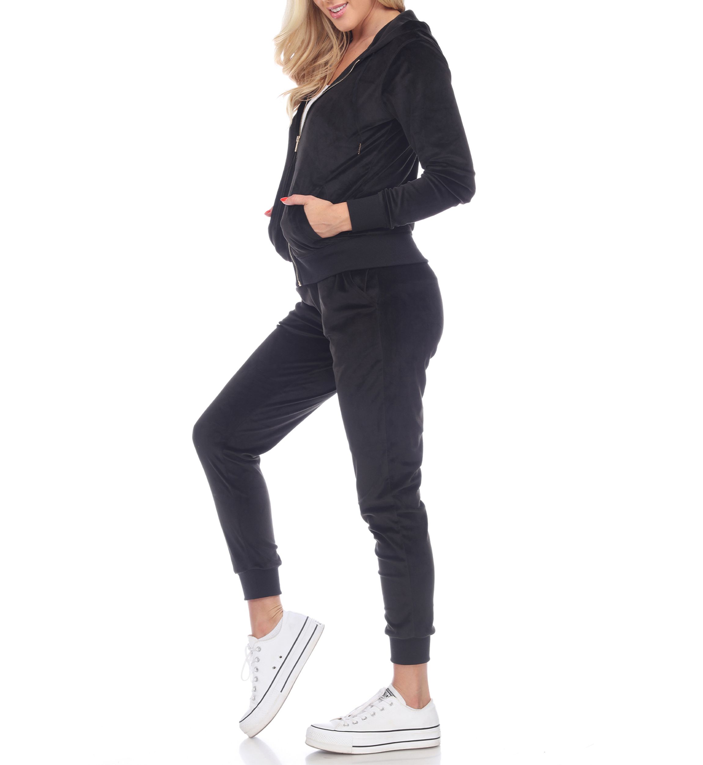 2 Piece Velour Tracksuit Set