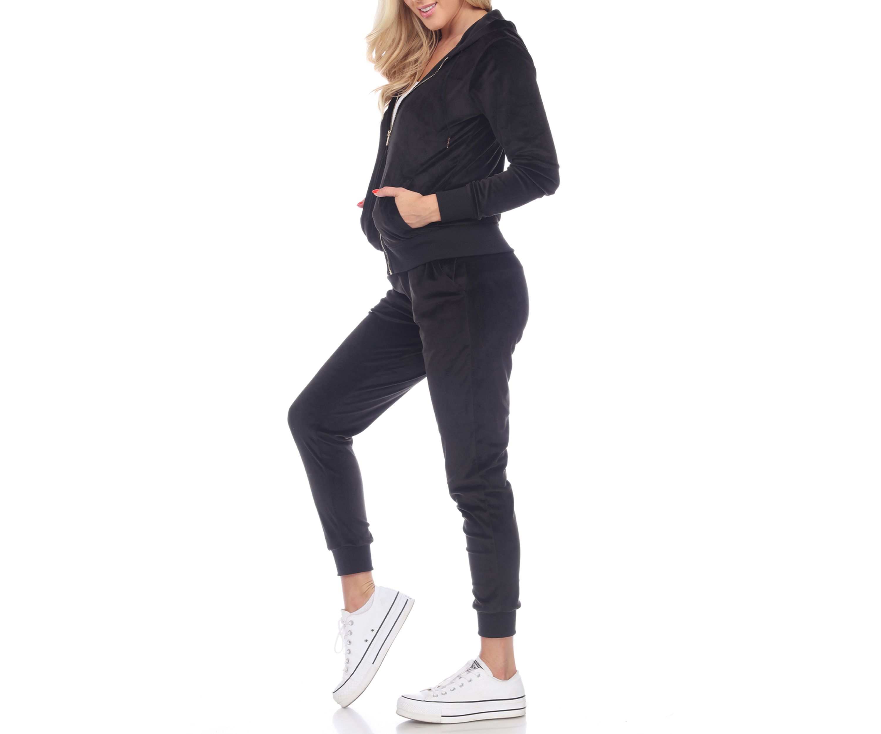 2 Piece Velour Tracksuit Set