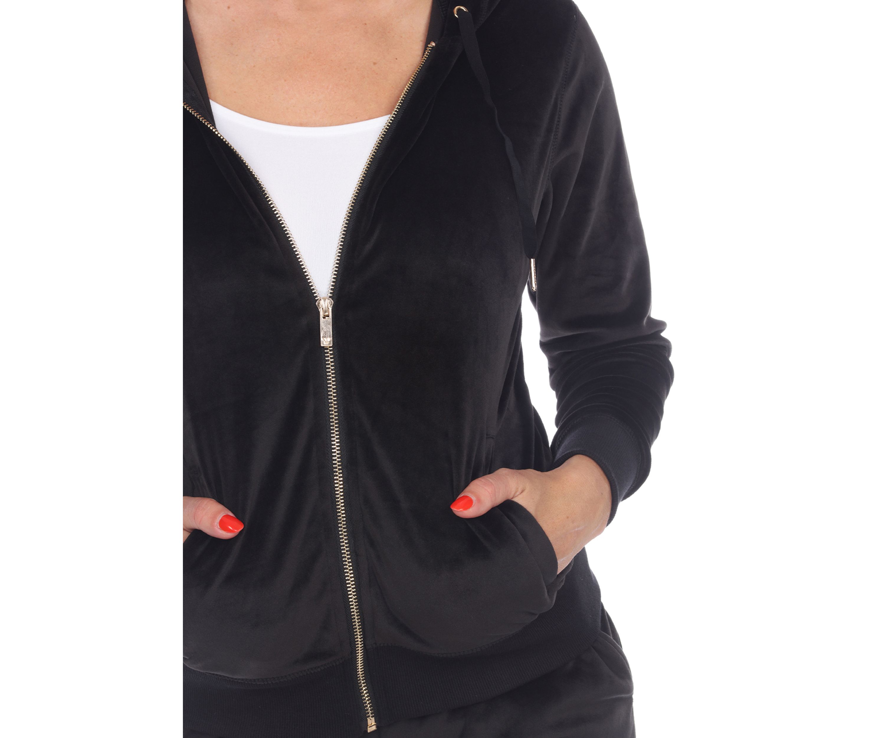 2 Piece Velour Tracksuit Set