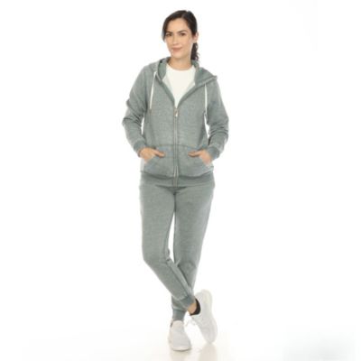 White Mark Women's Burnout Jogger Set
