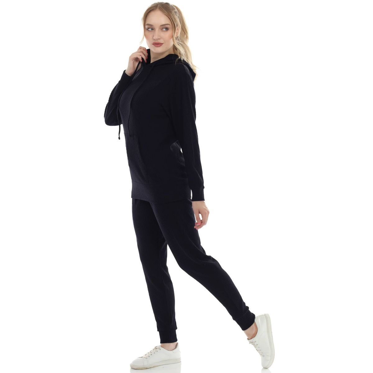 Womens Super Soft Two Piece Ribbed Set