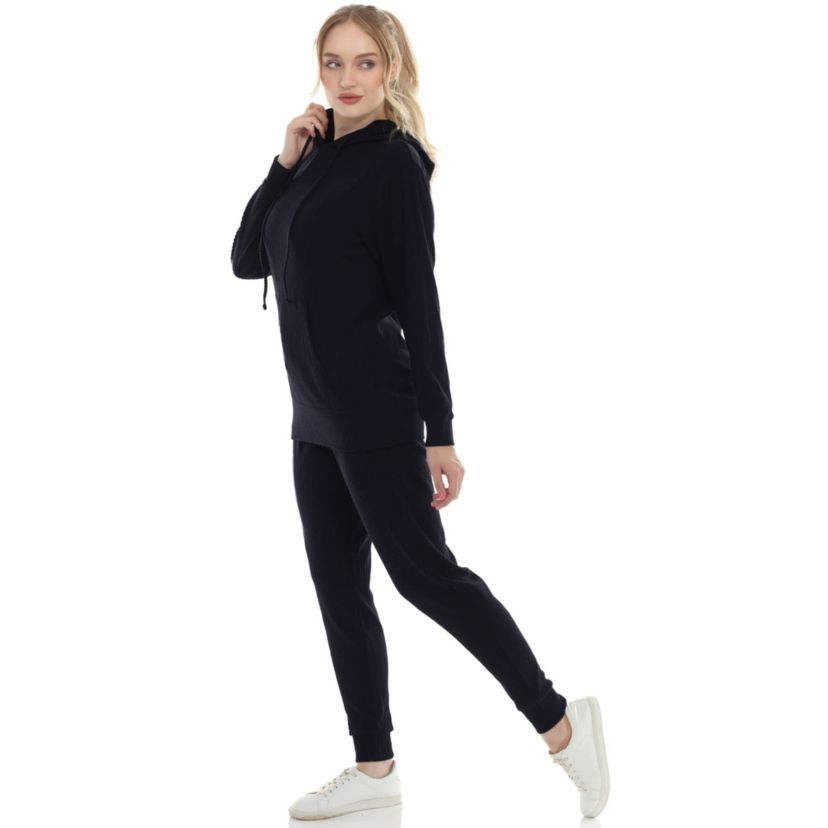 Womens Super Soft Two Piece Ribbed Set