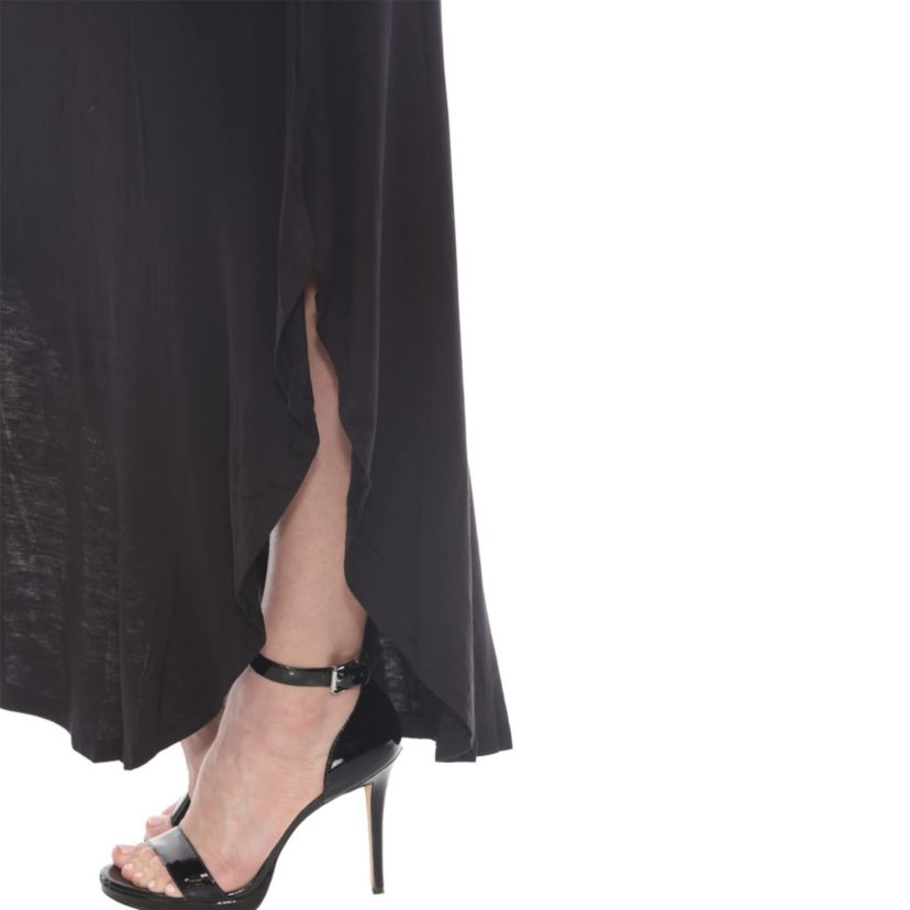 Womens Cold Shoulder Maxi Sundress