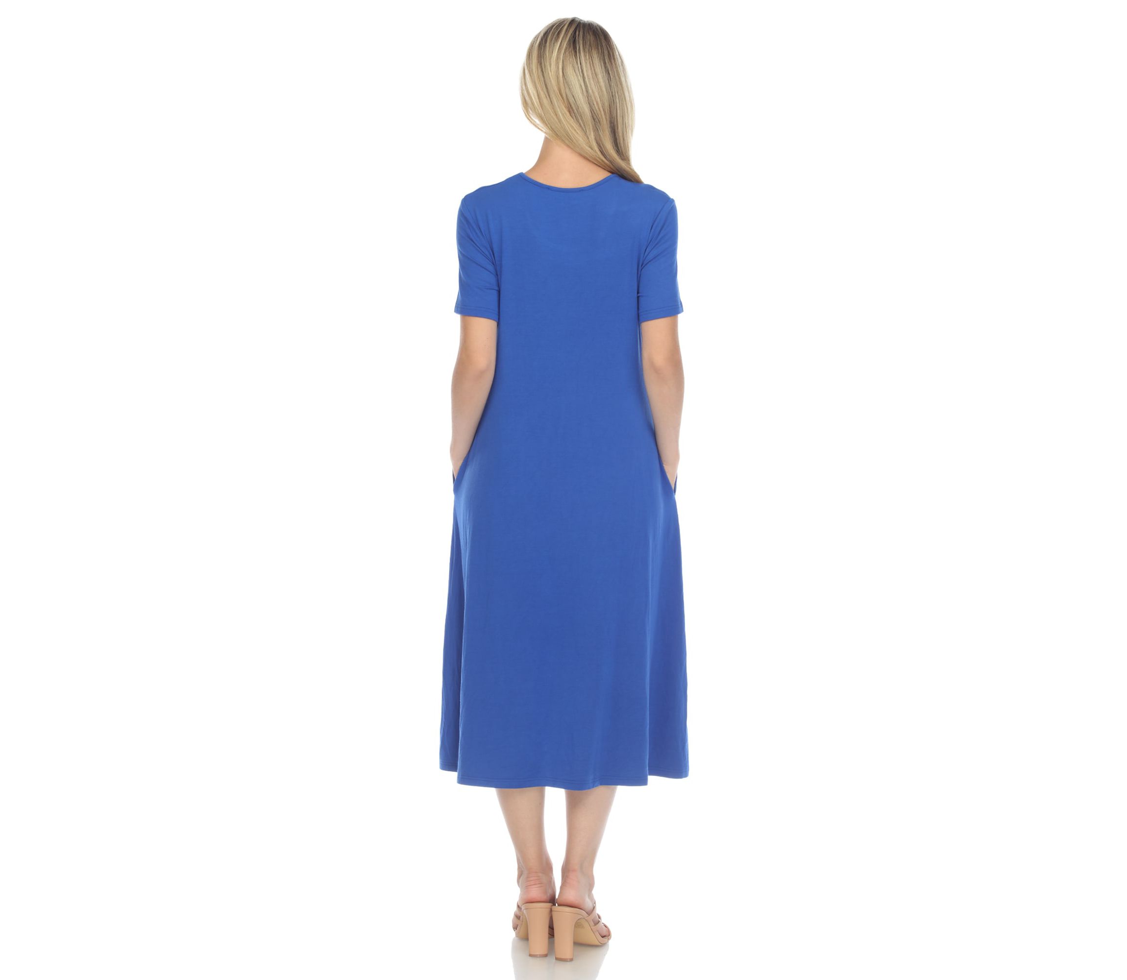 Short Sleeve Midi Dress