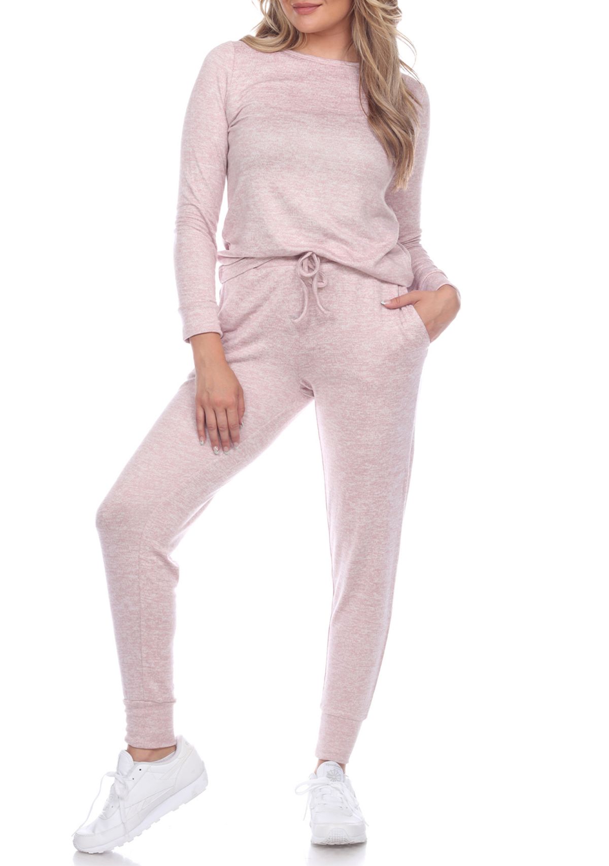 White Mark 2 Piece Loungewear Set