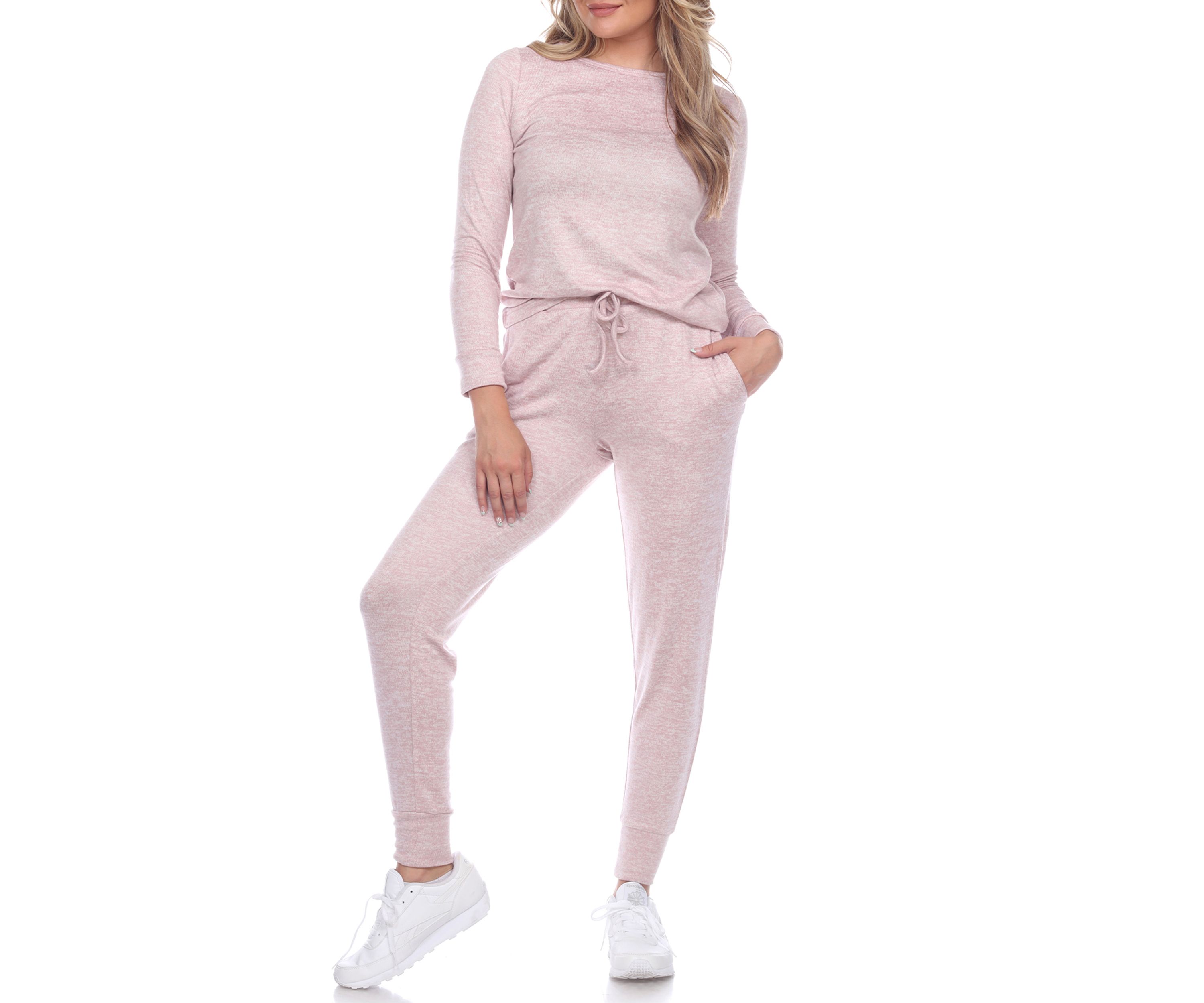 White Mark 2 Piece Loungewear Set