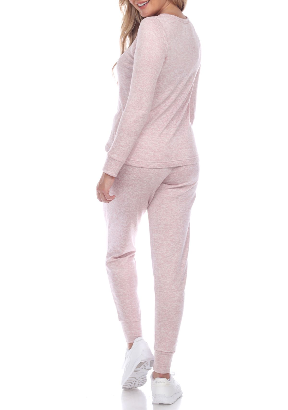 White Mark 2 Piece Loungewear Set
