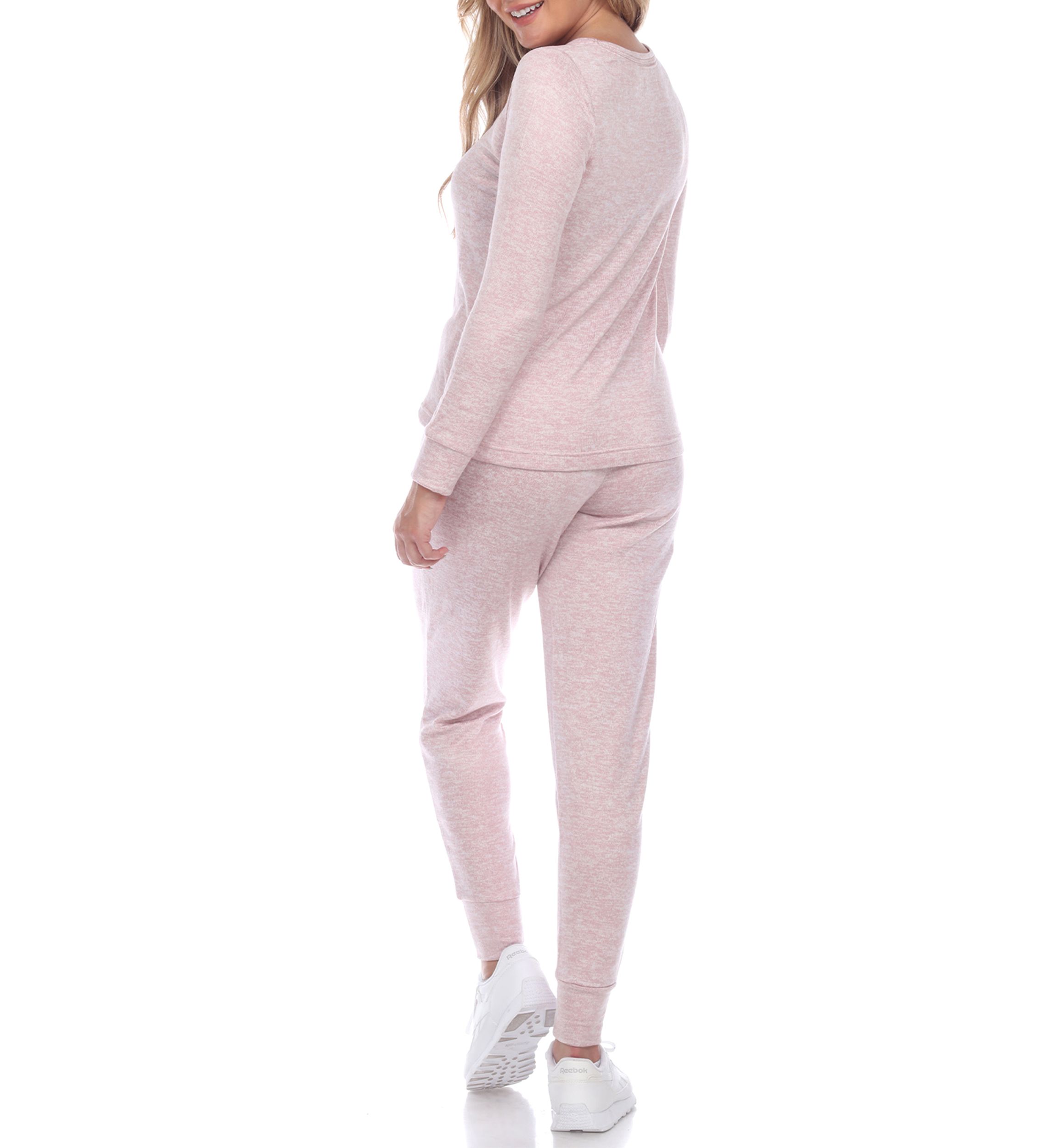 White Mark 2 Piece Loungewear Set