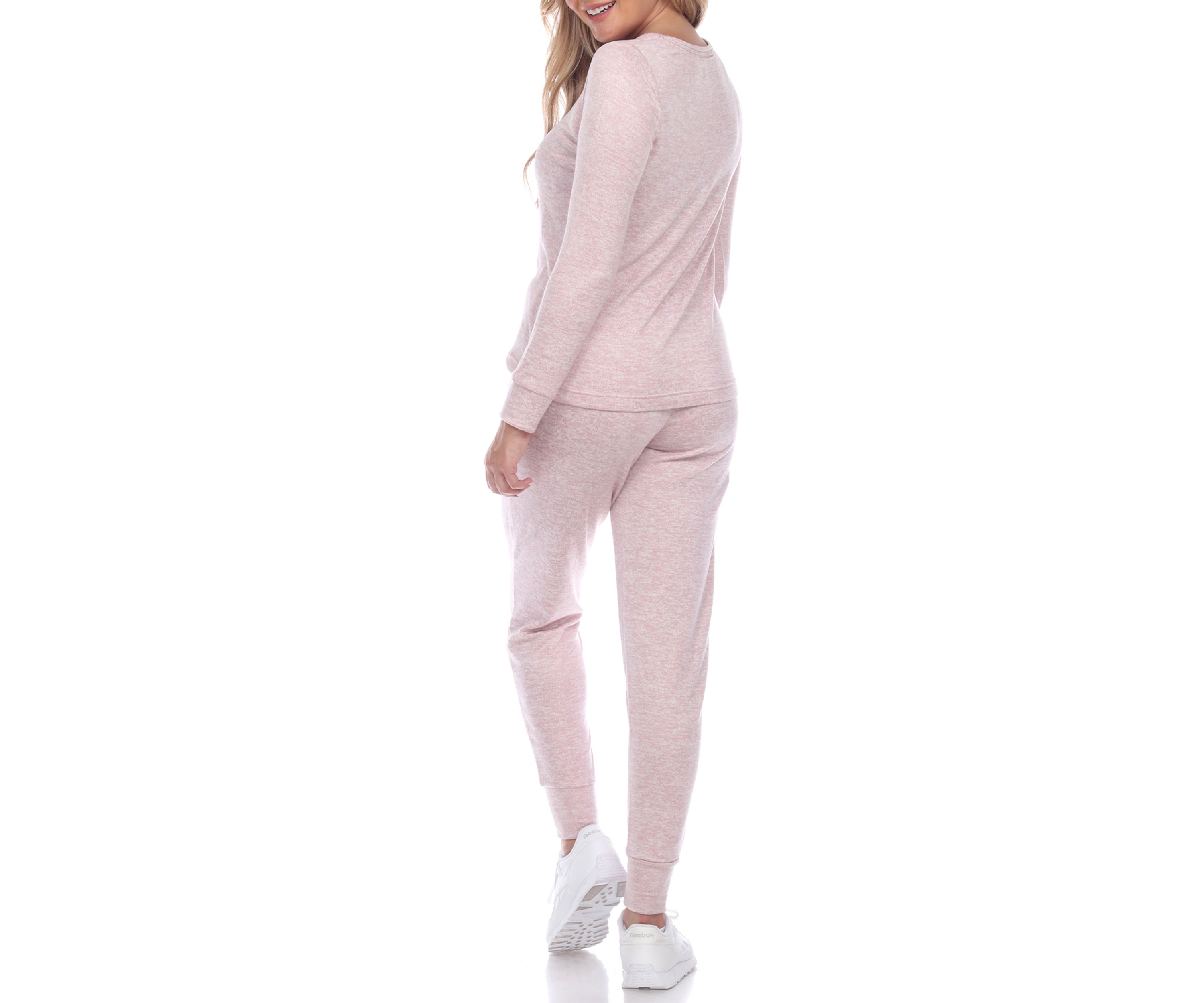 White Mark 2 Piece Loungewear Set
