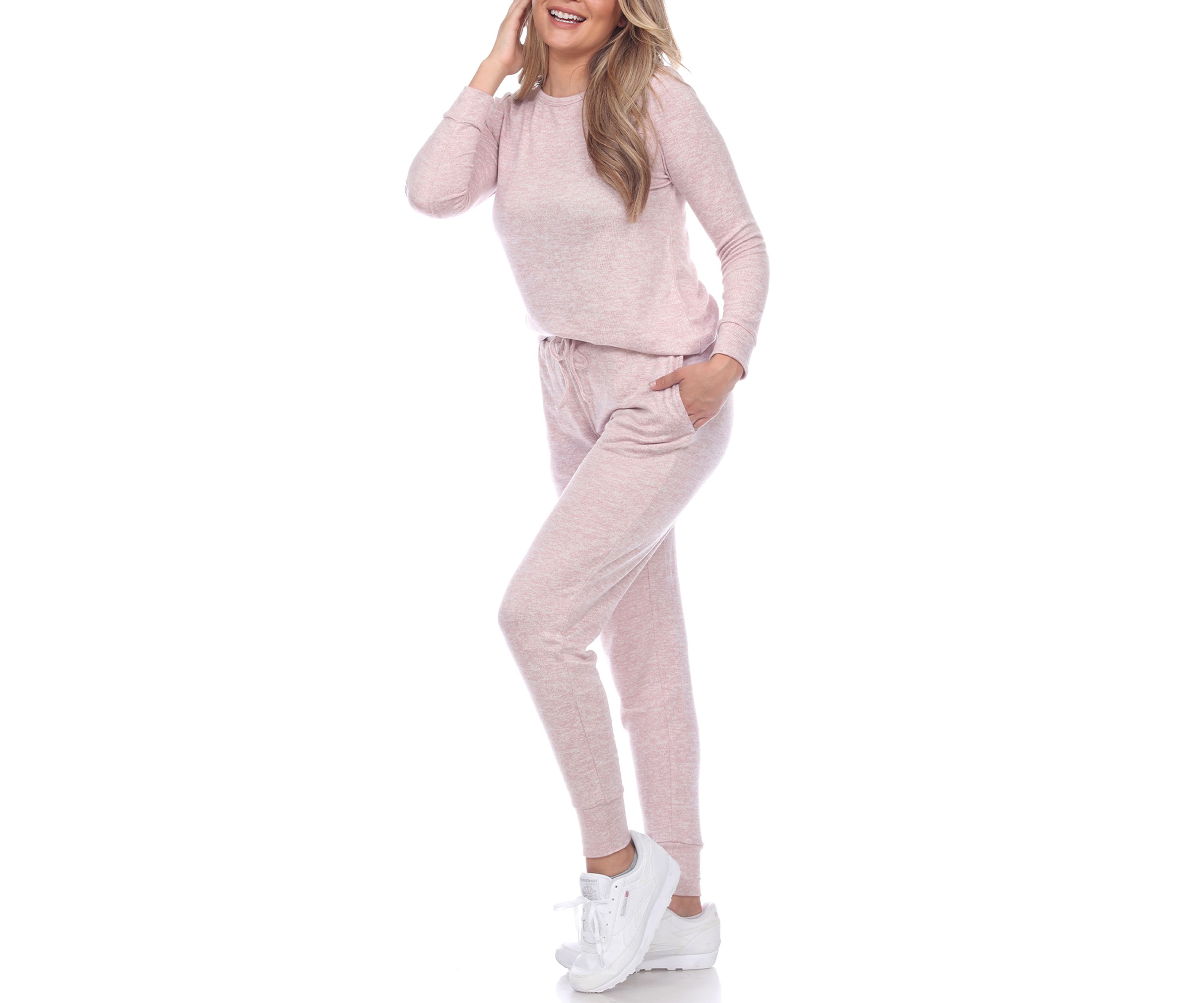 White Mark 2 Piece Loungewear Set