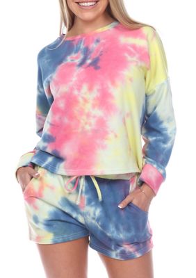 White Mark Women's Tie Dye Lounge Set