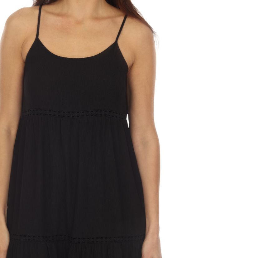 Scoop Neck Tiered Maxi Dress