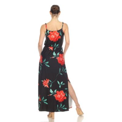 Floral Strap Maxi Dress