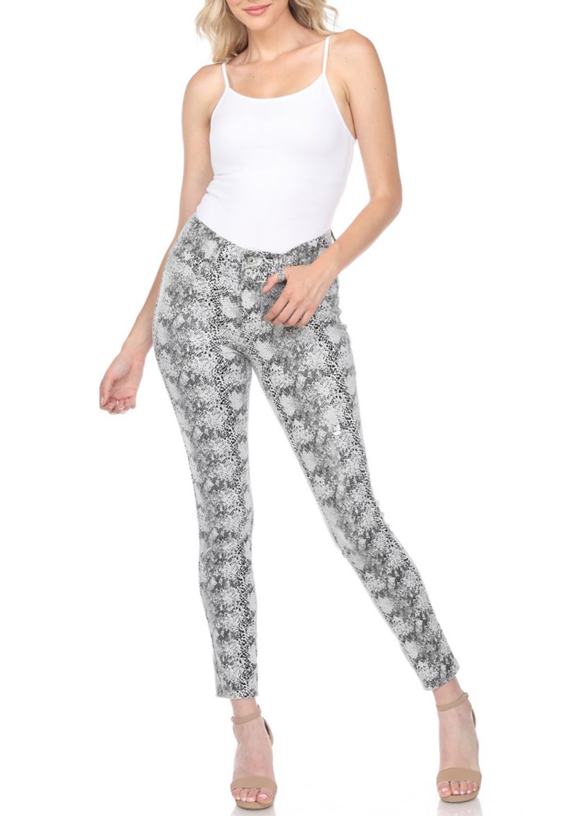 Snake Print Pants