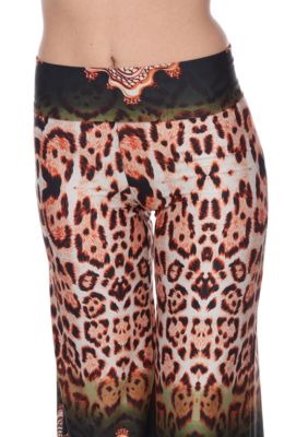 Animal Print Palazzo Pants