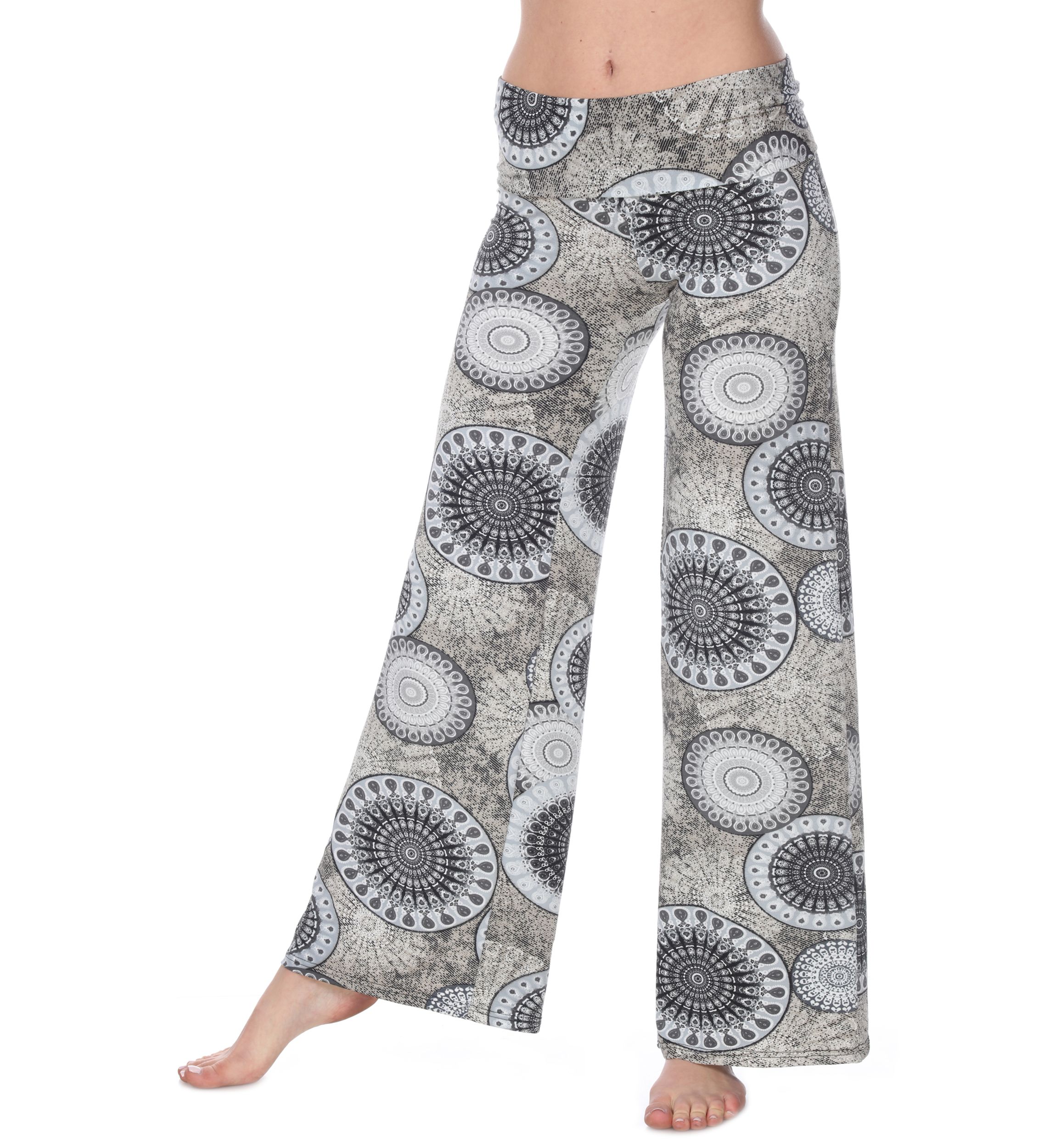 Circle Print Palazzo Pants