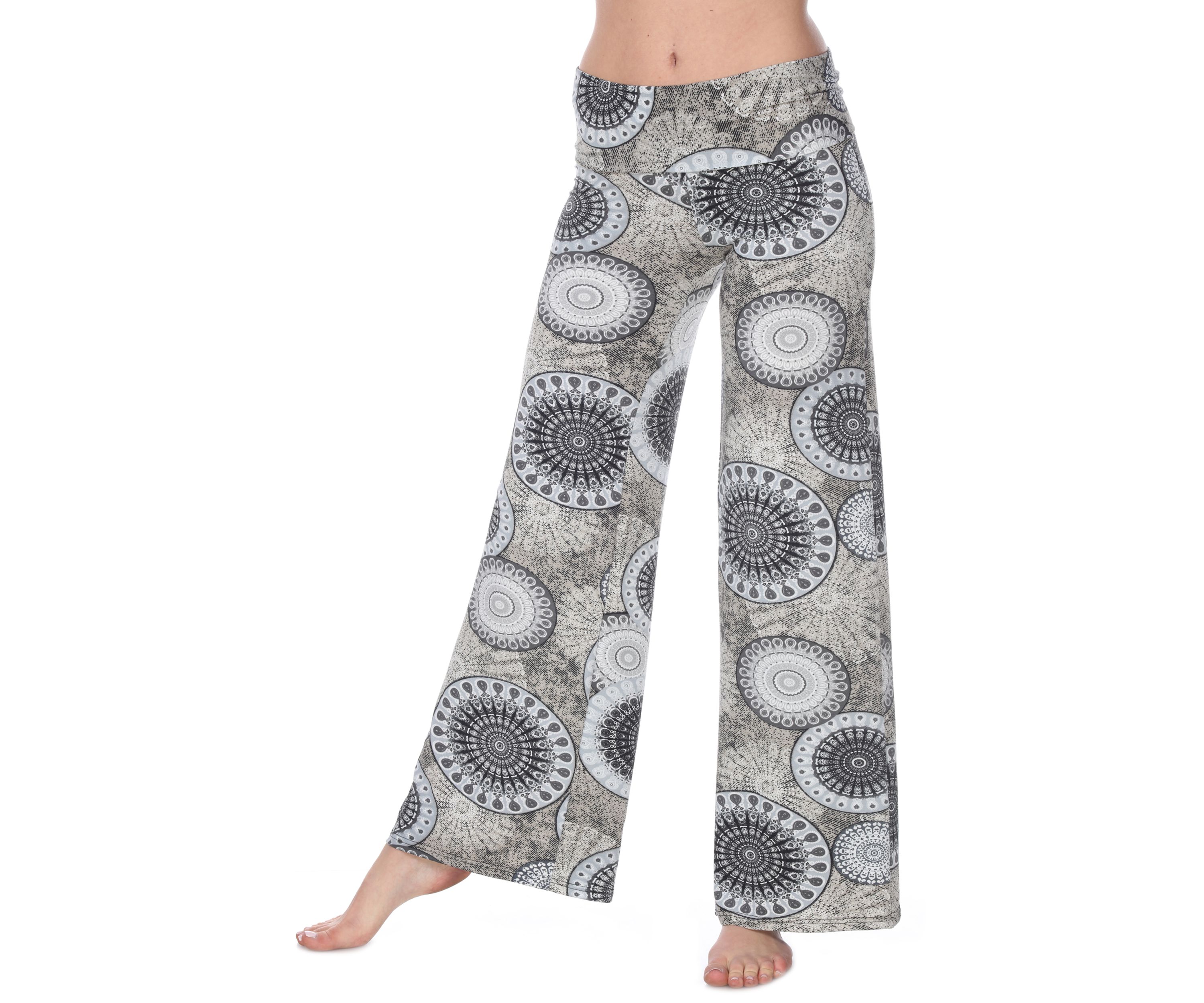 Circle Print Palazzo Pants