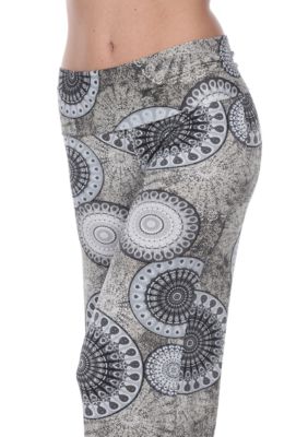 Circle Print Palazzo Pants