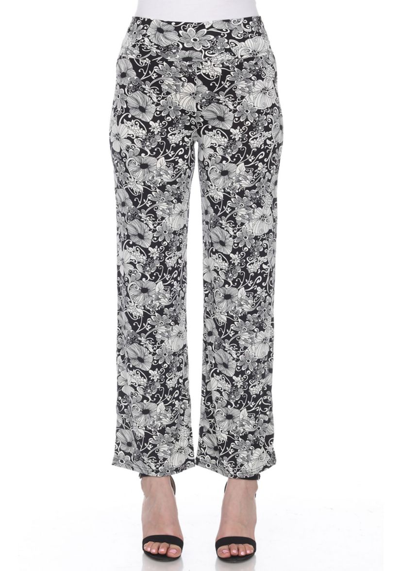 Floral Paisley Palazzo Pants