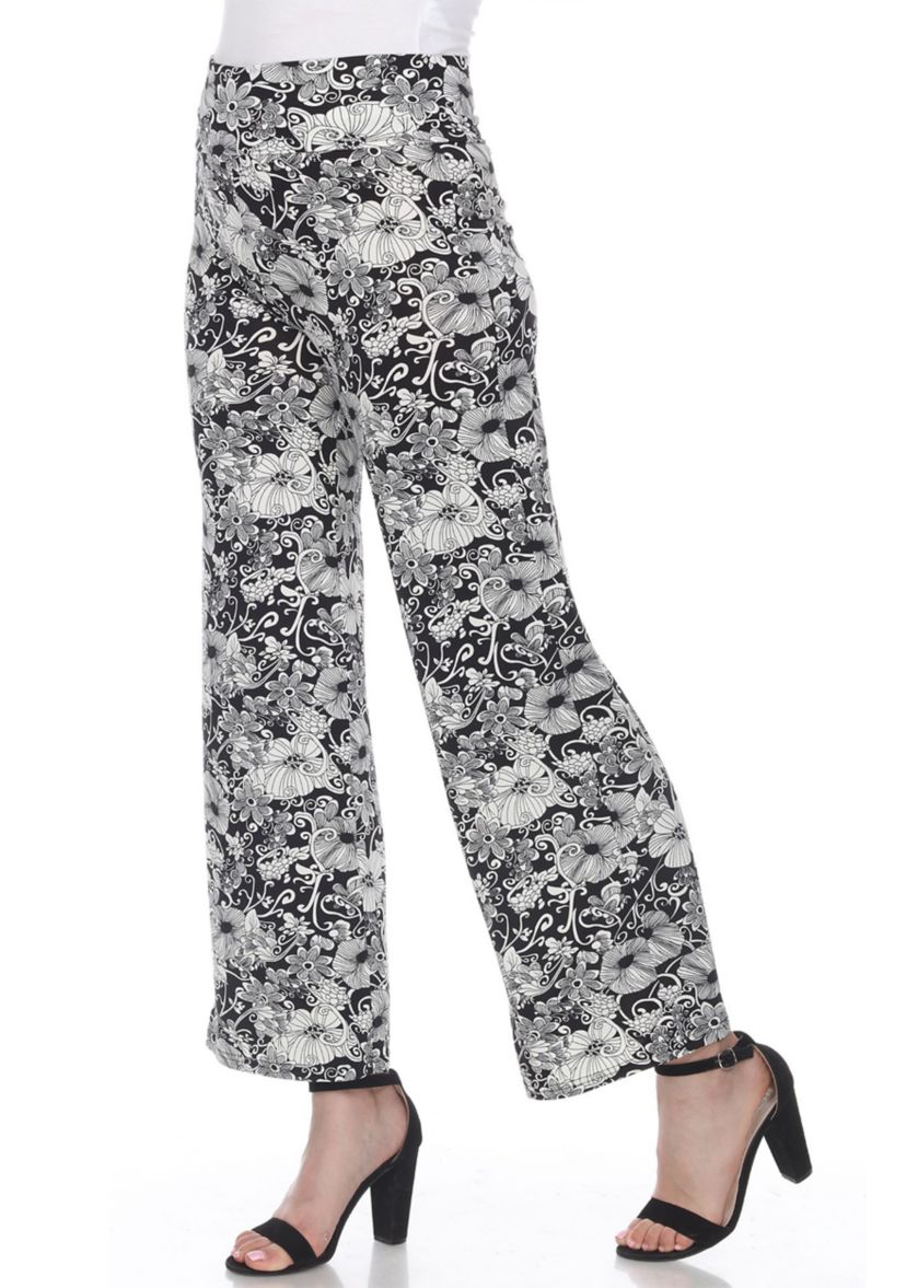 Floral Paisley Palazzo Pants