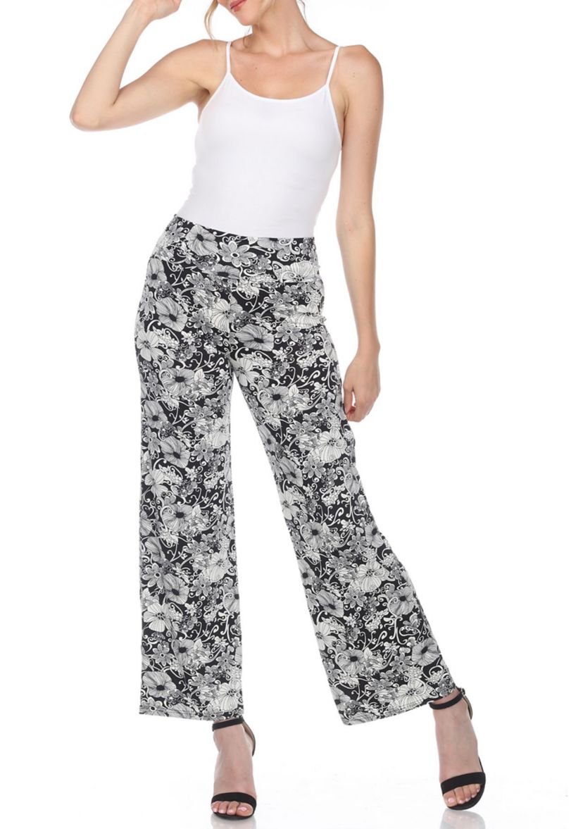 Floral Paisley Palazzo Pants