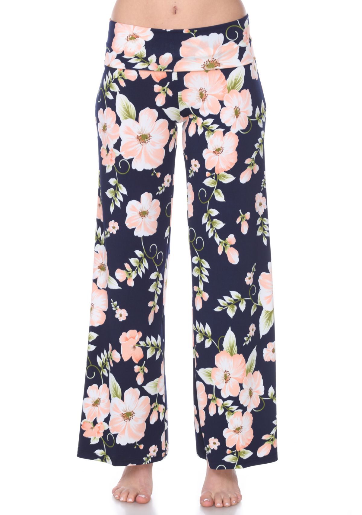 Flower Floral Print Palazzo Pants